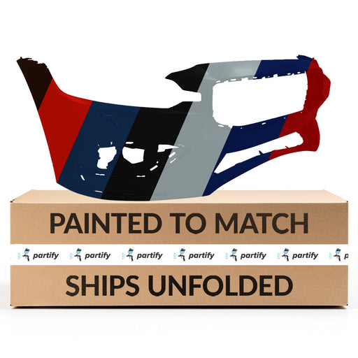 2019-2021 Volvo S60 CAPA Certified Front Bumper W/Headlamp Washer W/O Parallel Park Assist - VO1000251C-Partify-Painted-Replacement-Body-Parts