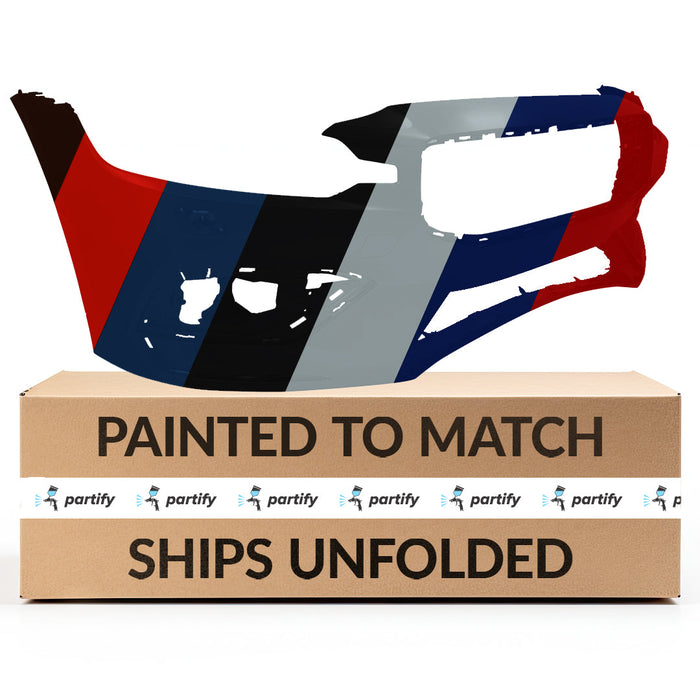 2019-2021 Volvo S60 CAPA Certified Front Bumper W/Headlamp Washer W/Parallel Park Assist - VO1000252C-Partify-Painted-Replacement-Body-Parts