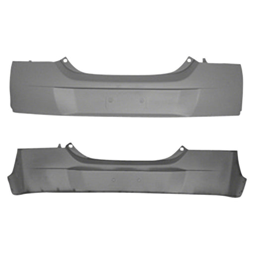 2008-2010 Volvo C30 CAPA Certified Rear Bumper W/O Park Assist - VO1100155C-Partify-Painted-Replacement-Body-Parts