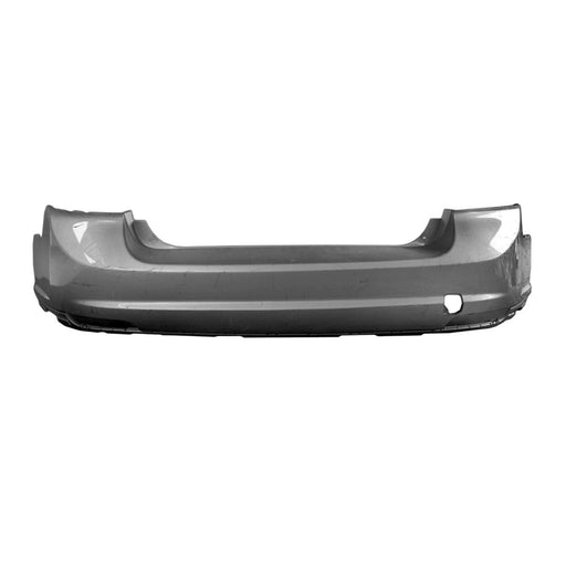 2008-2011 Volvo S40 CAPA Certified Rear Bumper W/O Parking Sensor 2.4L L5/2.5L L5 - VO1100157C-Partify-Painted-Replacement-Body-Parts