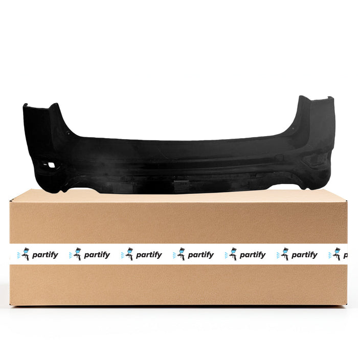 2009-2015 Volvo XC70 CAPA Certified Rear Bumper Textured 3L L6 - VO1100166C-Partify-Painted-Replacement-Body-Parts