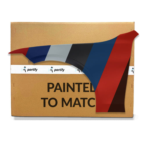 2017-2021 Volvo S90/V90 Front CAPA Certified Driver Side Fender Aluminum - VO1240129C-Partify-Painted-Replacement-Body-Parts