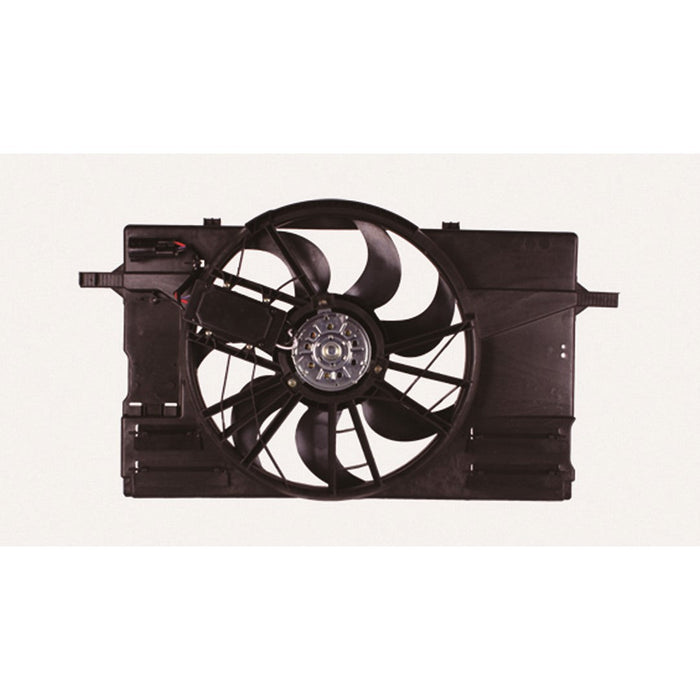 2005-2011 Volvo V50 Engine CAPA Certified Cooling Fan Assembly - VO3115111C-Partify-Painted-Replacement-Body-Parts