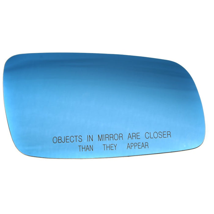 1996-2006 Audi A4/Volkswagen Cabrio/Golf/Jetta/Passat Passenger Side Door Mirror Glass 7 3/8 Blue Glass Convex Performance - AU1323138-Partify-Painted-Replacement-Body-Parts