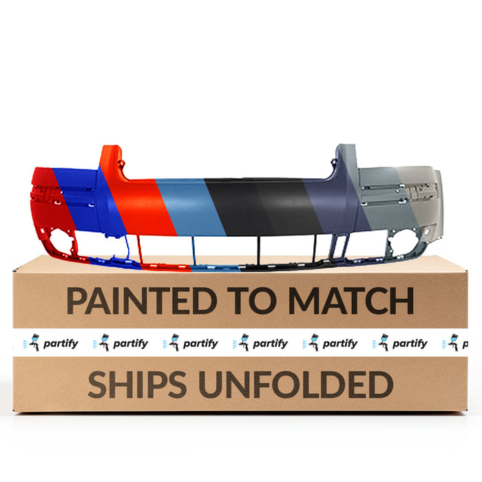 2001-2005 Volkswagen Passat CAPA Certified Front Bumper Late Design W/O Headlamp Washer - VW1000153C-Partify-Painted-Replacement-Body-Parts