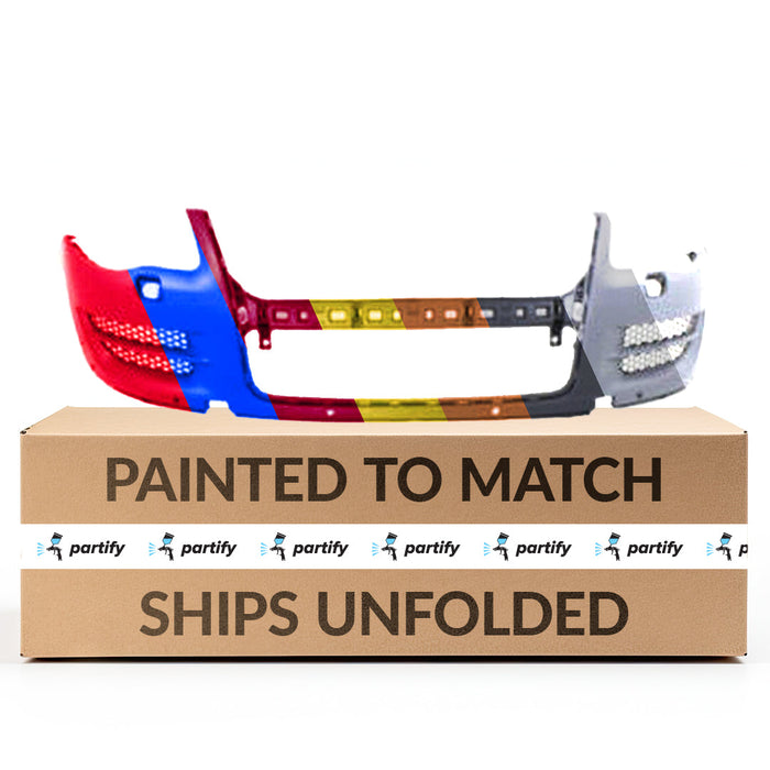 2008-2010 Volkswagen Touareg Front Bumper With Sensor Holes & With Head Light Washer Holes - VW1000169-Partify-Painted-Replacement-Body-Parts