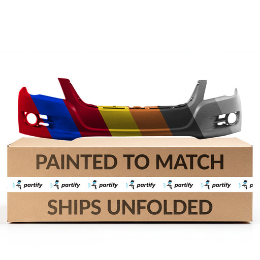 2009-2011 Volkswagen Tiguan CAPA Certified Front Bumper Type 1 W/O Headlamp Washer W/O Parking Aid To 11-09 - VW1000175C-Partify-Painted-Replacement-Body-Parts