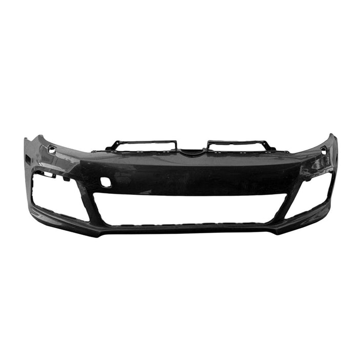2012-2013 Volkswagen Golf R CAPA Certified Front Bumper W/Side Repeater Lamps W/Headlamp Washers W/O Park Assist - VW1000201C-Partify-Painted-Replacement-Body-Parts