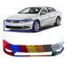 2013-2017 Volkswagen CC Non R-Line Front Bumper Without Sensor Holes & With Head Light Washer Holes - VW1000205-Partify-Painted-Replacement-Body-Parts