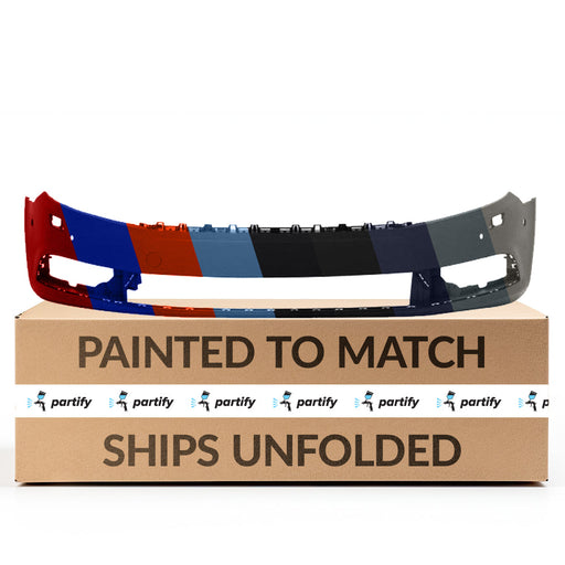 2013-2016 Volkswagen CC Non R-Line Front Bumper With Sensor Holes & With Headlight Washer Holes - VW1000206-Partify-Painted-Replacement-Body-Parts