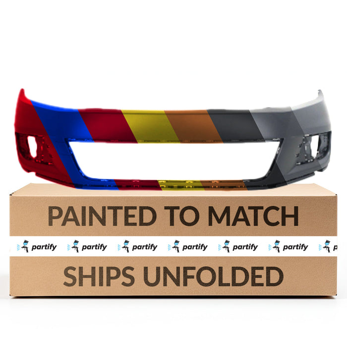 2012-2018 Volkswagen Tiguan/Tiguan Limited S/SE/SEL CAPA Certified Front Bumper Type 2 W/O Headlamp Washer W/O Parking Aid - VW1000211C-Partify-Painted-Replacement-Body-Parts