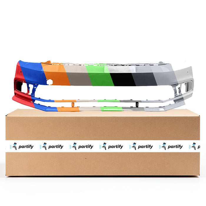 Volkswagen Jetta Front Bumper With Sensor Holes & Without Headlamp Washer Holes - VW1000221