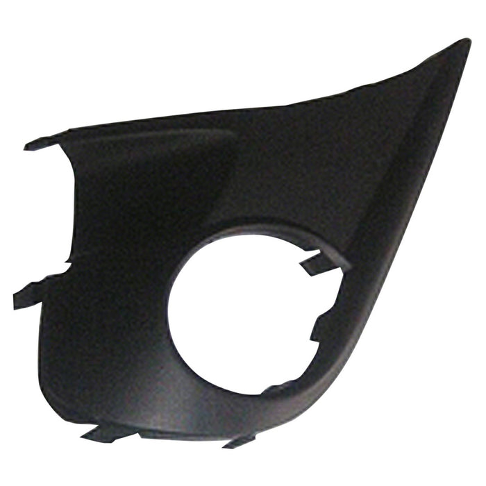 2008-2010 Volkswagen Touareg Front Driver Side Bumper Insert Fog Lamp Bezel - VW1038114-Partify-Painted-Replacement-Body-Parts