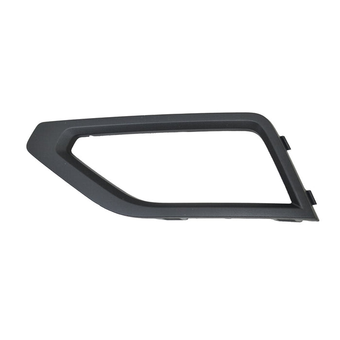 2018-2020 Volkswagen Atlas Front Driver Side Bumper Insert W/O R-Line Pkg W/Fog Lamps Outer Grille/Fog Lamp Bezel Satin - VW1038157-Partify-Painted-Replacement-Body-Parts