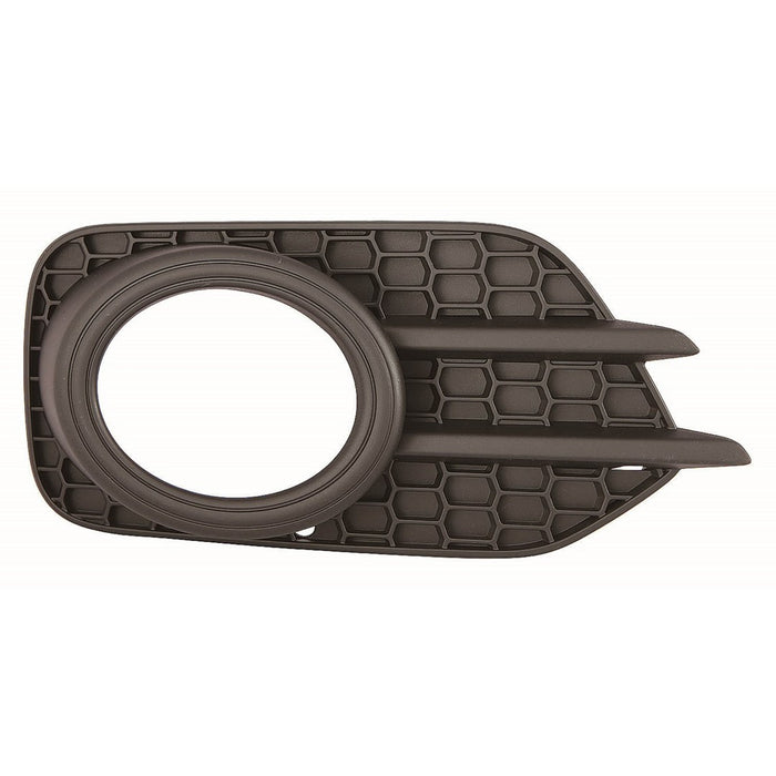 2012-2018 Volkswagen Tiguan/Tiguan Limited Front Passenger Side Bumper Insert Fog Lamp Bezel W/Fog Lamps W/Chrome Ring - VW1039123-Partify-Painted-Replacement-Body-Parts