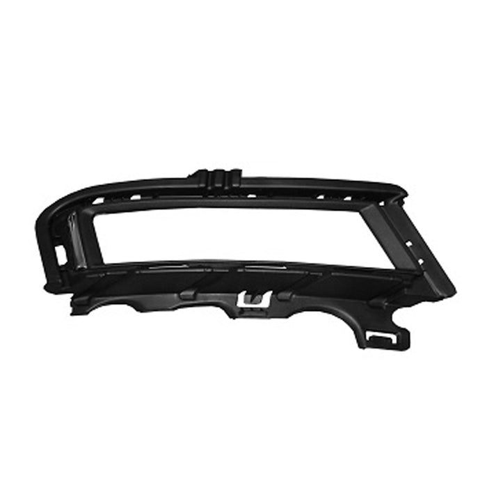 2015-2017 Volkswagen Golf/Golf SportWagen Front Passenger Side Bumper Insert Fog Lamp Bezel W/Fog Lamps Chrome - VW1039141-Partify-Painted-Replacement-Body-Parts