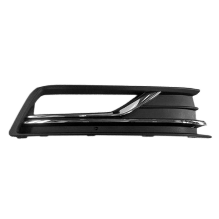 2016-2019 Volkswagen Passat Front Passenger Side Bumper Insert Outer Grille W/Fog Lamps - VW1039146-Partify-Painted-Replacement-Body-Parts