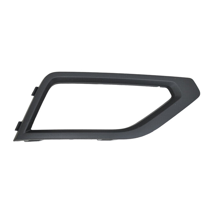 2018-2020 Volkswagen Atlas Front Passenger Side Bumper Insert W/O R-Line Pkg W/Fog Lamps Outer Grille/Fog Lamp Bezel Satin - VW1039157-Partify-Painted-Replacement-Body-Parts