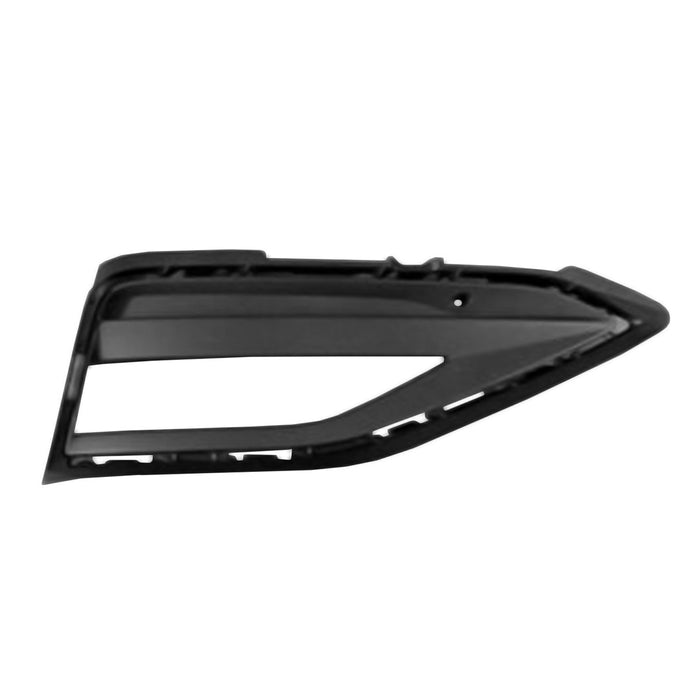 2019-2021 Volkswagen Jetta Comfortline/Execline/Highline/R-Line/S/SE/SEL/SEL Premium/Trendline/Wolfsburg Front Passenger Side Bumper Insert Fog Lamp Bezel W/Fog Lamps - VW1039160-Partify-Painted-Replacement-Body-Parts