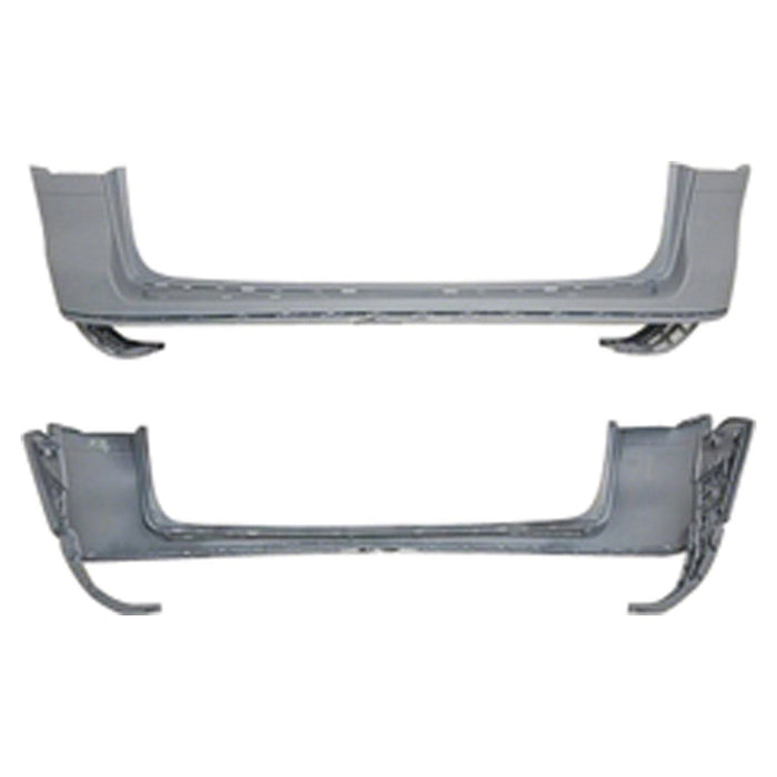 2004-2007 Volkswagen Touareg Rear Bumper W/O Space Saver Spare - VW1100154-Partify-Painted-Replacement-Body-Parts