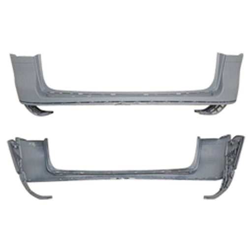 2004-2007 Volkswagen Touareg Rear Bumper W/O Space Saver Spare - VW1100154-Partify-Painted-Replacement-Body-Parts