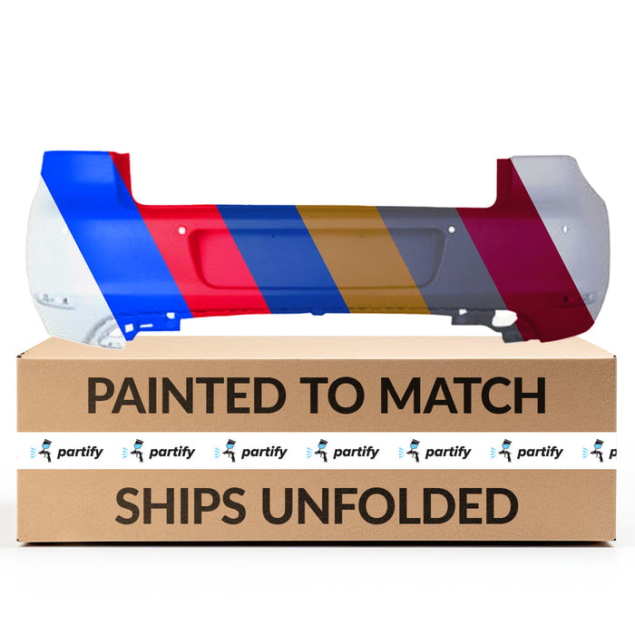2010-2014 Volkswagen Golf CAPA Certified Rear Bumper W/Parking Assist - VW1100196C-Partify-Painted-Replacement-Body-Parts