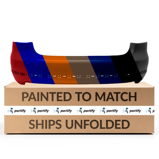 2012-2015 Volkswagen Passat Rear Bumper W/Molding Groove To 9-22-14 - VW1100200-Partify-Painted-Replacement-Body-Parts