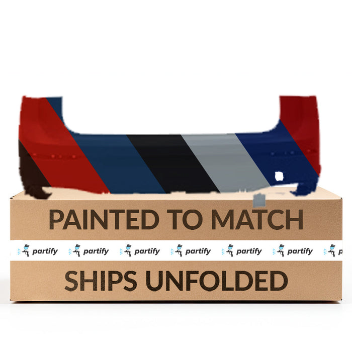 2022-2023 Volkswagen GTI Rear Bumper W/O Parking Aid Sensors - VW1100227-Partify-Painted-Replacement-Body-Parts