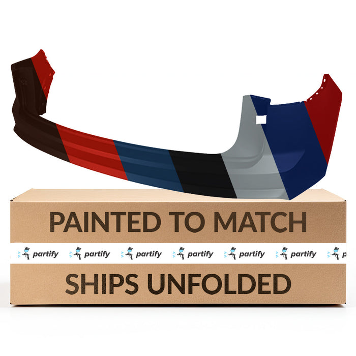 2020-2023 Volkswagen Atlas Cross Sport CAPA Certified Rear Upper Bumper W/Parallel Park Assist - VW1114106C-Partify-Painted-Replacement-Body-Parts