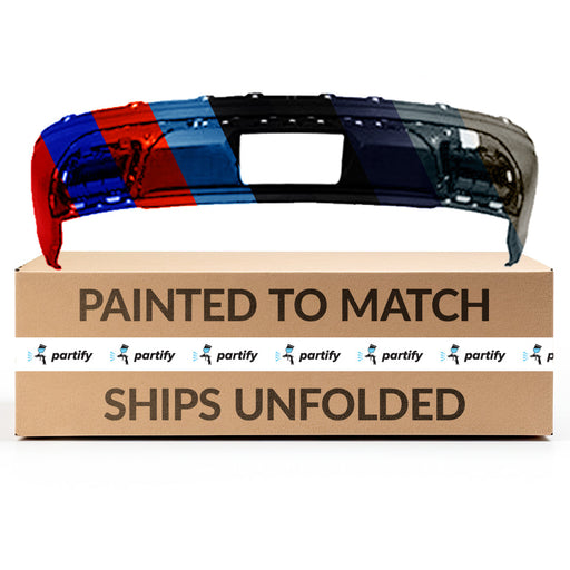 2018-2020 Volkswagen Atlas Non R-Line CAPA Certified Rear Lower Bumper Without Sensor Holes & Without PDC Holes & With Trailer Hitch - VW1115106C-Partify-Painted-Replacement-Body-Parts