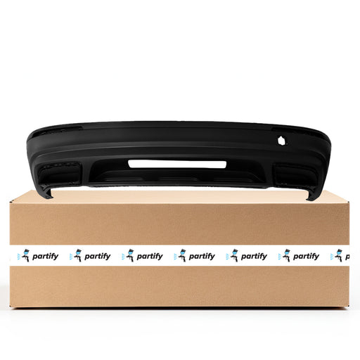 2018-2021 Volkswagen Tiguan Rear Lower Bumper Without Sensor Holes - VW1115113-Partify-Painted-Replacement-Body-Parts