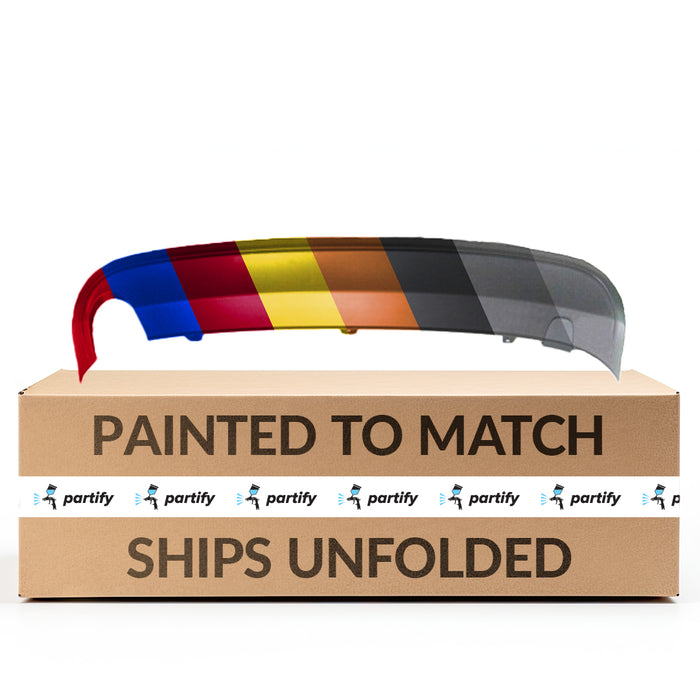 2011-2014 Volkswagen Jetta Rear Bumper Valance/Grille Kit Panel Sedan - VW1195109-Partify-Painted-Replacement-Body-Parts