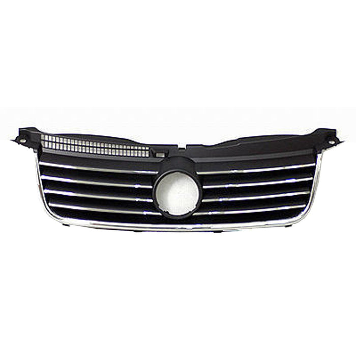 2001-2005 Volkswagen Passat Grille W/O Emblem /Chrome Assembly 2.8L V6/4L W8 - VW1200156-Partify-Painted-Replacement-Body-Parts