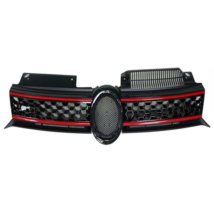2010-2014 Volkswagen GTI Grille Assembly - VW1200158-Partify-Painted-Replacement-Body-Parts