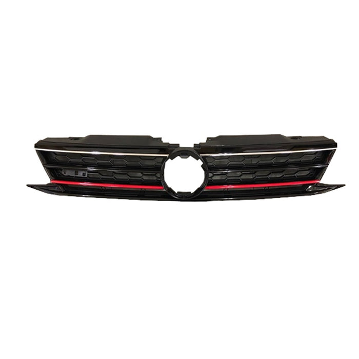 2016-2018 Volkswagen Jetta GLI/GLI Autobahn/GLI SE/GLI SEL Grille Assembly - VW1200177-Partify-Painted-Replacement-Body-Parts