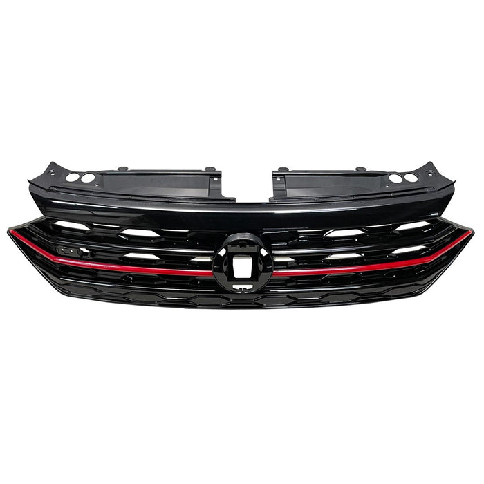2019-2021 Volkswagen Jetta GLI Grille Assembly - VW1200178-Partify-Painted-Replacement-Body-Parts