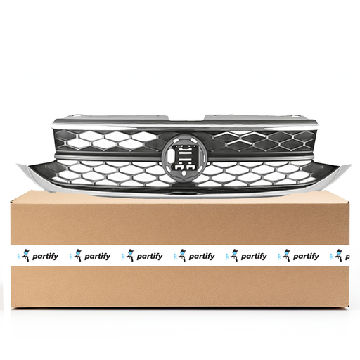 2022-2024 Volkswagen Taos Comfortline/S/SE/Trendline CAPA Certified Grille W/O Light Bar W/Collision Mitigation Assembly - VW1200186C-Partify-Painted-Replacement-Body-Parts