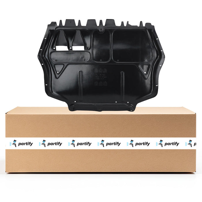 2012-2018 Volkswagen Passat CAPA Certified Lower Undercar Shield 2.5L L5/3.6L V6 - VW1228121C-Partify-Painted-Replacement-Body-Parts