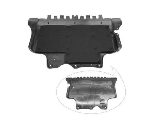 2018-2021 Volkswagen Tiguan Lower Engine Cover Floor Insulator - VW1228140-Partify-Painted-Replacement-Body-Parts