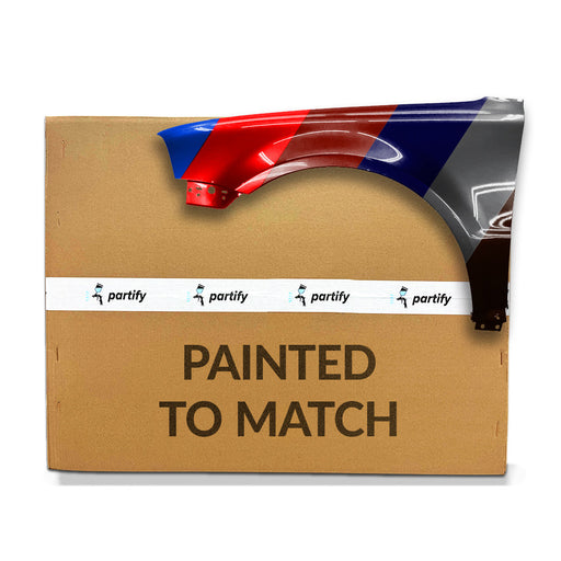 2004-2005 Volkswagen Passat OEM Driver Side Fender Without Signal Lamp Hole - 3B0821105G-Partify-Painted-Replacement-Body-Parts