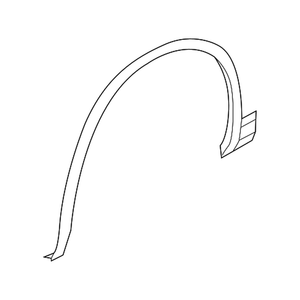 Front Driver Side Wheel Arch Molding image