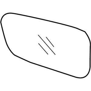 Driver Side Door Mirror Glass image