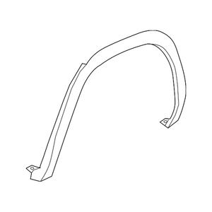 Rear Driver Side Wheel Arch Molding image