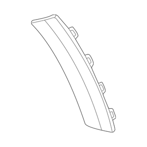 Rear Passenger Side Wheel Arch Molding image
