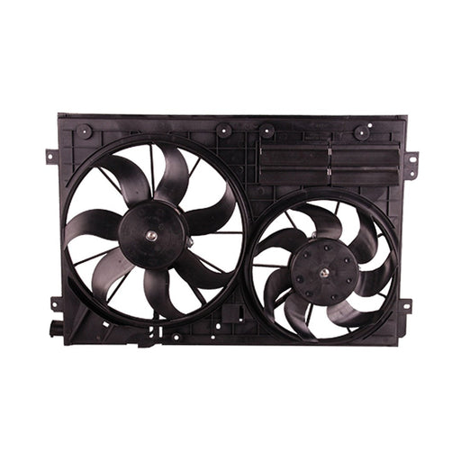 2005-2018 Audi TT Quattro/Volkswagen Beetle/CC/Eos/GTI/Jetta/Passat/Tiguan/Tiguan Limited Engine Cooling Fan Assembly Motor/Blade/Shroud Assembly 1.9L L4/2L L4 Sedan/Wagon - VW3115113-Partify-Painted-Replacement-Body-Parts