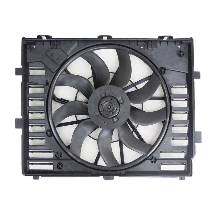 2011-2014 Volkswagen Touareg Engine Cooling Fan Assembly W/O Towing Pkg Fan & Shroud Assembly 3.6L V6/3L V6 - VW3115118-Partify-Painted-Replacement-Body-Parts