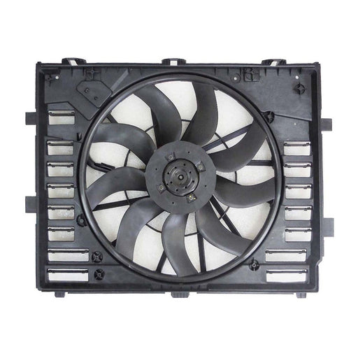 2011-2014 Volkswagen Touareg Engine Cooling Fan Assembly W/O Towing Pkg Fan & Shroud Assembly 3.6L V6/3L V6 - VW3115118-Partify-Painted-Replacement-Body-Parts