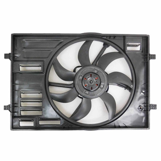 2015-2021 Volkswagen Golf/Golf Alltrack/Golf SportWagen/Jetta Engine Cooling Fan Assembly From 4-20-15 1.8L L4 - VW3115120-Partify-Painted-Replacement-Body-Parts