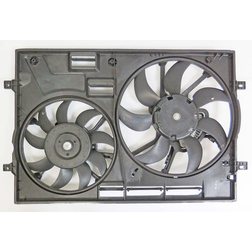 2015-2021 Audi A3/S3/TT Quattro/TTS Quattro/Volkswagen Golf R Engine Cooling Fan Assembly Motor/Blade/Shroud Dual Fan Assy Convertible/Coupe - VW3115124-Partify-Painted-Replacement-Body-Parts