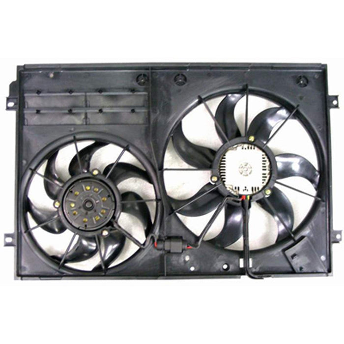 2005-2014 Volkswagen Golf/Jetta Engine CAPA Certified Cooling Fan Assembly Gen 5 Motor/Blade/Shroud Assembly 1.9L L4/2L L4 Hatchback/Sedan - VW3117106C-Partify-Painted-Replacement-Body-Parts